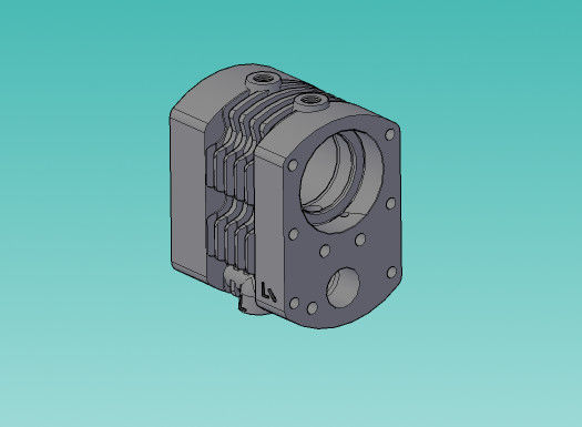 400/125 Partes del cilindro hidráulico del TlT Ventilador axial Casilla hidráulica inferior QT400-15